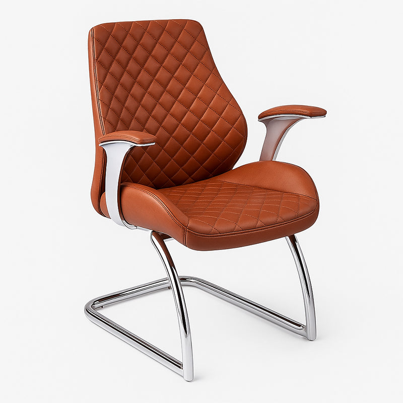 RegalCraft Diamond Stitch Visitor Chair