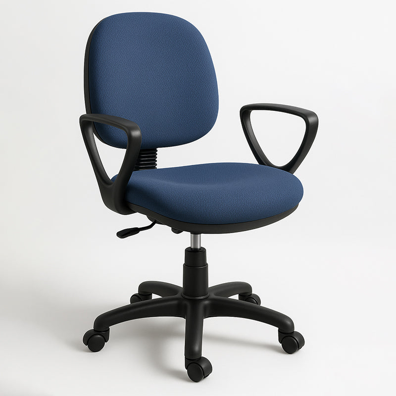 Ergonomic Mid-Back Office Chair with Armrests