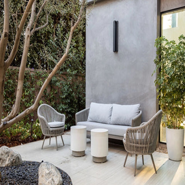 Ventura Swivel Chair Rope Furniture(Without table)